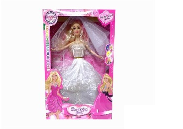 MUÑECA IMPORTADORA JMT BLANCO VESTIDO DE NOVIA - 2