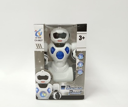 ROBOT CX TOYS ESPACIAL MUSICAL Y BAILARÍN AZUL BLANCO - 1