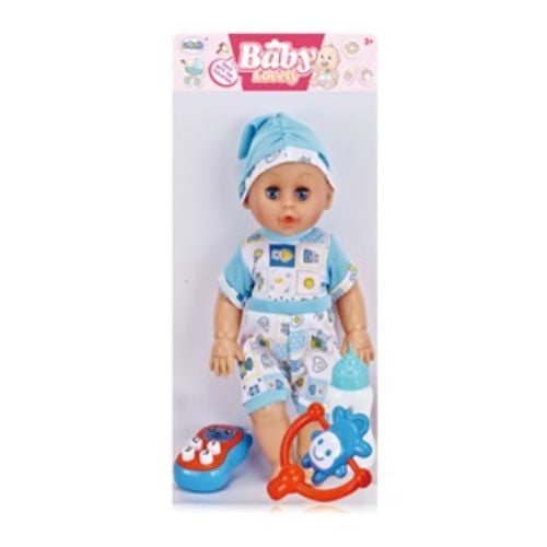 BEBÉ IMPORTADORA JMT 4 SONIDOS CELESTE - 2