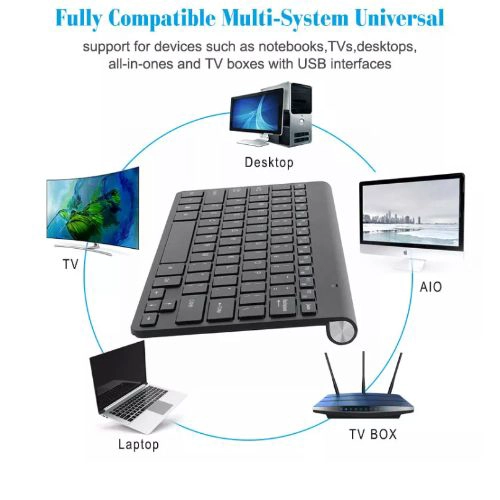 SET TECLADO WINDOWS INALÁMBRICO IMPORTADORA JMT K908 + MOUSE NEGRO - 4