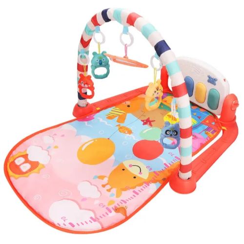 GIMNASIO IMPORTADORA JMT ALFOMBRA PIANO INFANTIL 3 EN 1 VERDE MANZANA - 1
