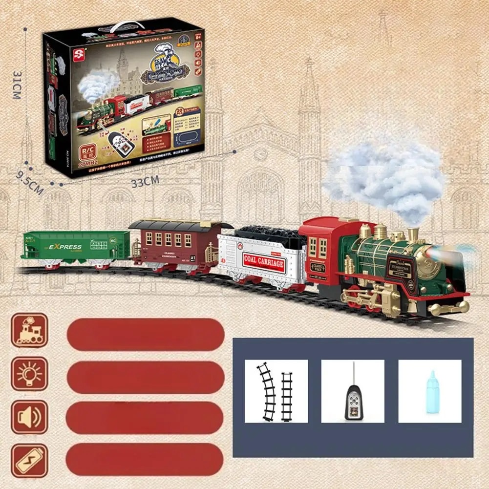 TREN ELECTRICO CON VAPOR Y CONTROL REMOTO - 3