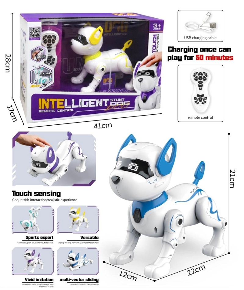 PERRO ROBOT INTELIGENTE CON CONTROL - 5