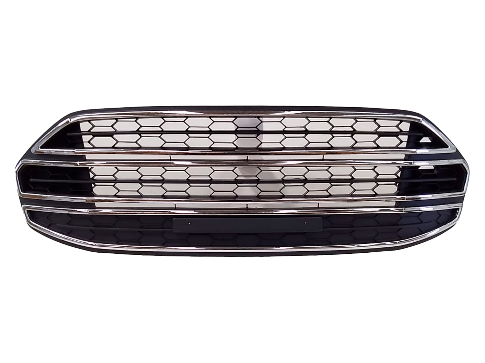 REJILLA DE PARACHOQUE CENTRAL CON BISEL CROMADO FORD ECOSPORT 2013-2018 - 1