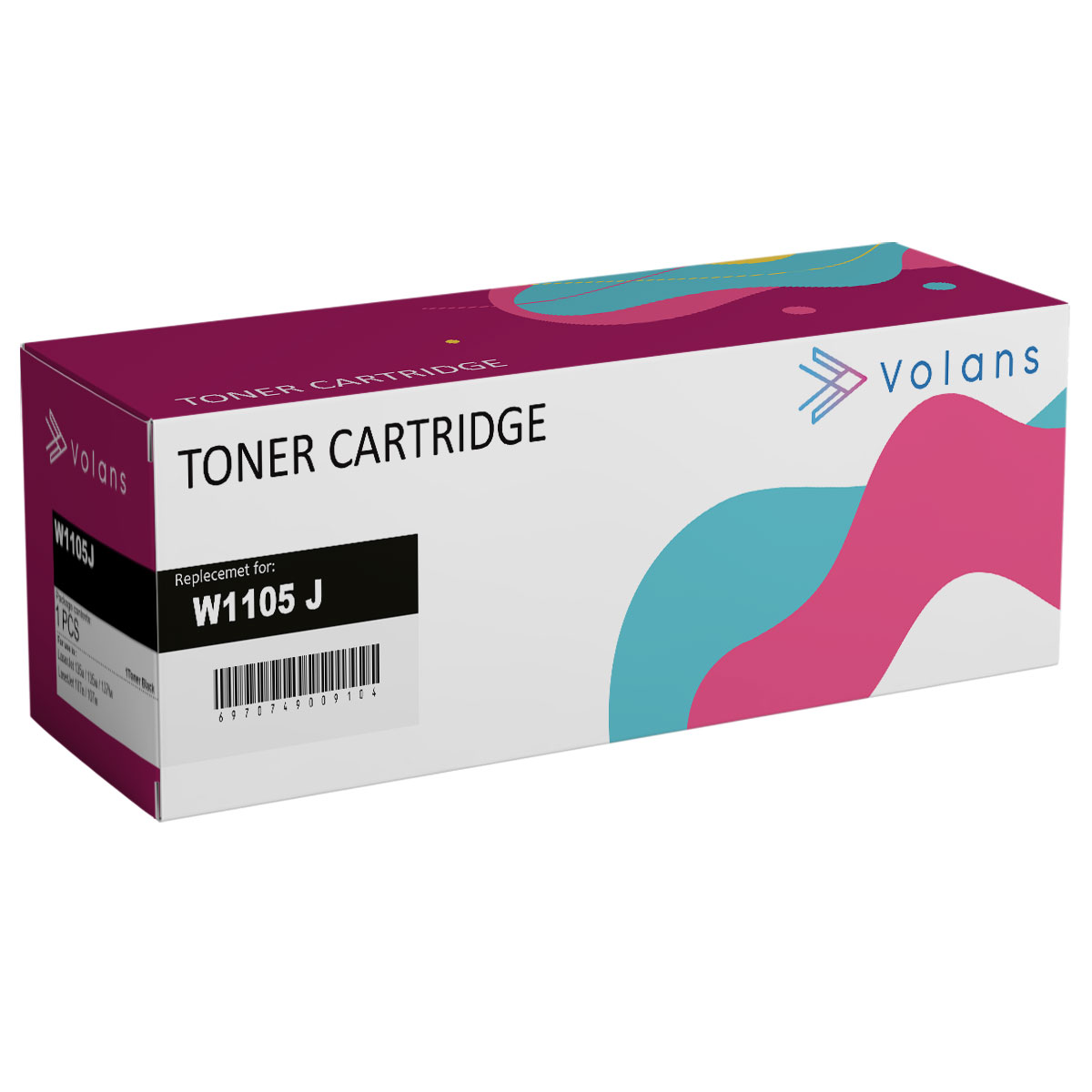 TONER ALTERNATIVO W1105A / 1105A / 105A NEGRO ALTO RENDIMIENTO - 1