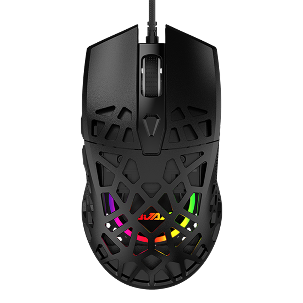 MOUSE GAMER RGB 12.600 DPI – AJAZZ AJ339 NEGRO - 1