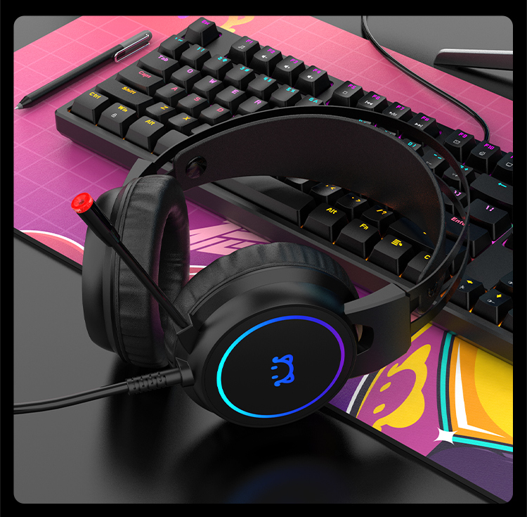 AUDÍFONOS GAMER AJAZZ HEADSET DAIDAI STH200 NEGRO CONECTOR JACK 3.5MM - 4