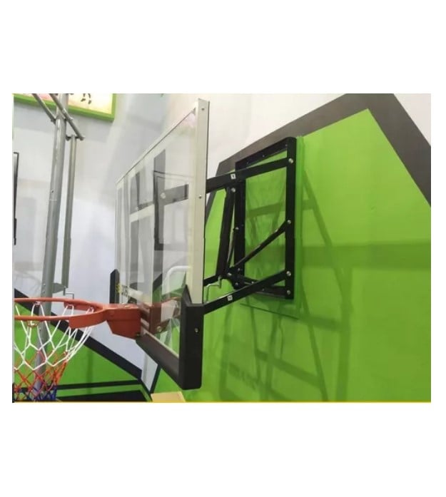TABLERO JUGUETÓN VIDRIO TEMPLADO CON ARO DE BASKETBALL ALTURA AJUSTABLE - 3