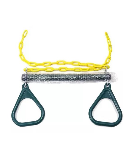 TRAPECIO ANILLOS COLUMPIO JUGUETÓN CADENA ENGOMADA - 2