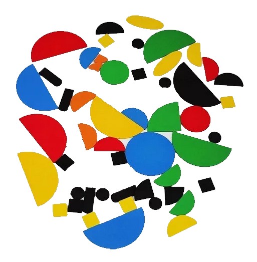 Juego Didáctico Madera Puzzle 63 Figuras Geométricas - 3