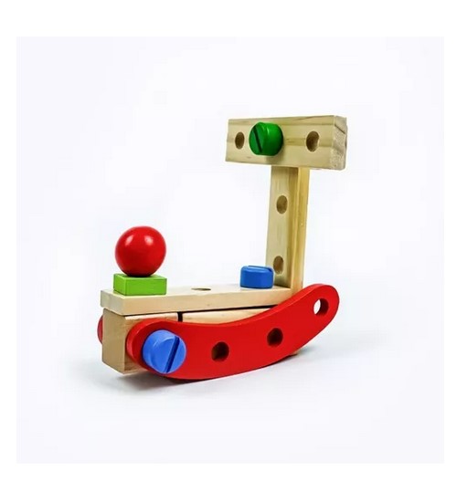 Juego Madera Set Herramientas y Piezas Xk-96 - 3
