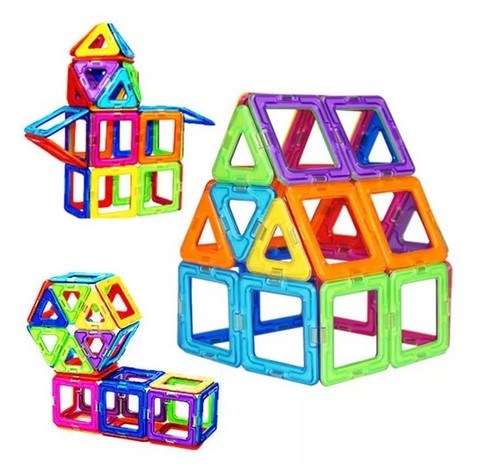 SET BLOQUES MAGNÉTICOS JUGUETÓN MULTICOLOR 200 PIEZAS - 2
