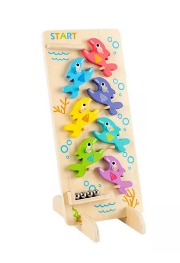 JUEGO DESLIZAMIENTO JUGUETÓN AUTOS Y BOLITAS PECES 2 EN 1 - 2