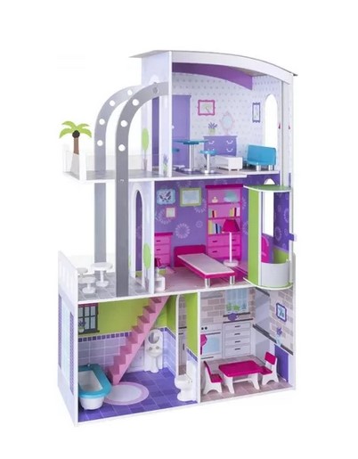 CASA DE MUÑECAS JUGUETÓN MULTICOLOR STEPHANIE - 2