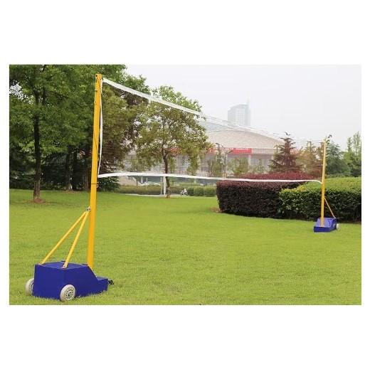 Set Parantes o Postes Badminton Trasladables con Malacate - 2