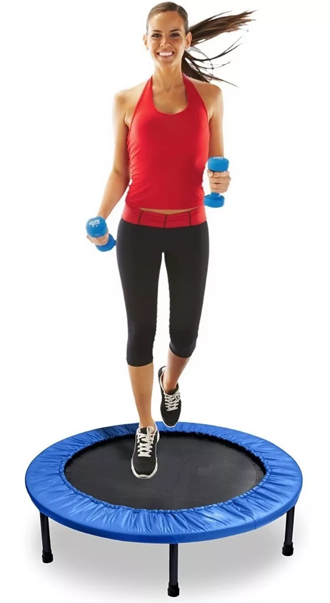 TRAMPOLÍN JUGUETÓN ACERO SALTO 96 CM / 38 PULGADAS AEROBICS FITNESS - 1