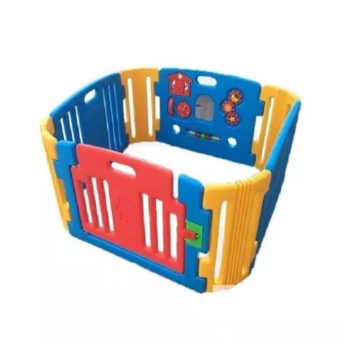 CORRAL JUGUETÓN CON PUERTA MULTICOLOR INTERACTIVO - 1
