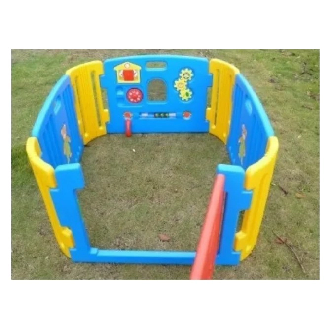 CORRAL JUGUETÓN CON PUERTA MULTICOLOR INTERACTIVO - 3