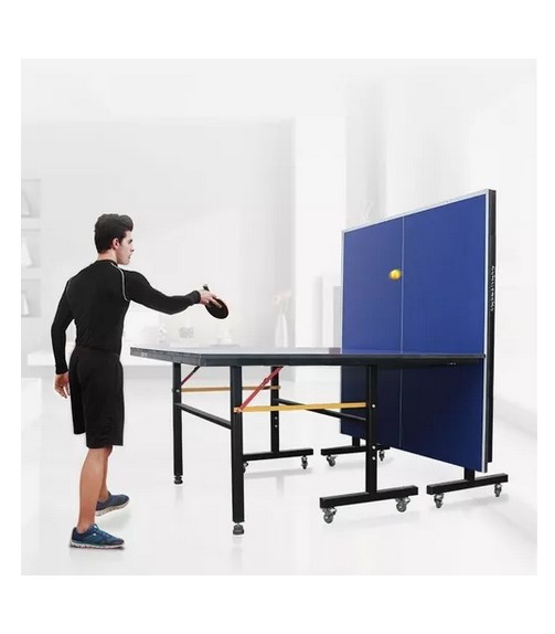 MESA PING PONG JUGUETÓN AJ-10 ACERO 152.5 CM X 274 CM 18MM FRONTÓN REGLAMENTARIA RUEDAS - 2