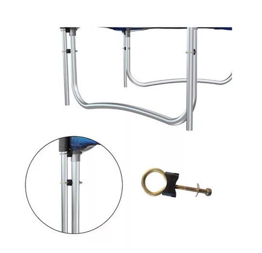 REPUESTO CAMA ELÁSTICA PERNO ABRAZADERA 9 CM - 2
