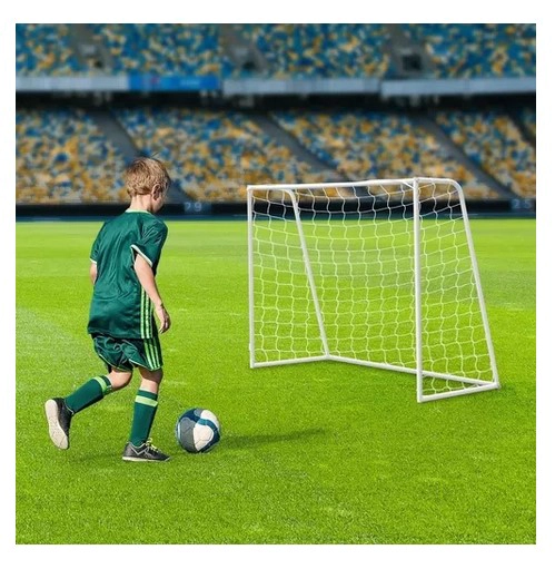 ARCO FÚTBOL JUGUETÓN ACERO GALVANIZADO INFANTIL PRACTICA ROBUSTO CALIDAD 2.0M X 1.5M - 2