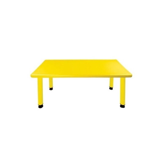 MESA JUGUETÓN RECTANGULAR INFANTIL AMARILLO ACERO - 1