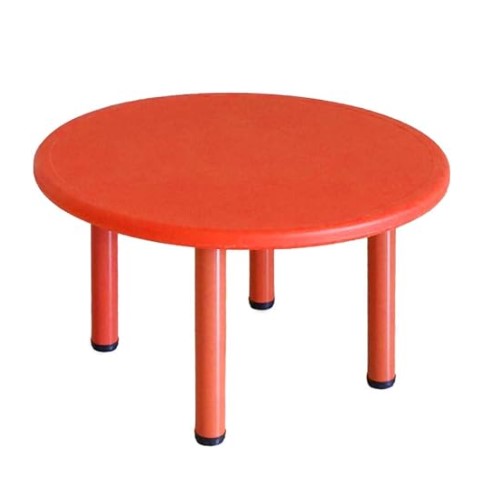 MESA JUGUETÓN REDONDA INFANTIL ROJO ACERO - 1
