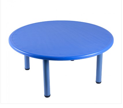 MESA JUGUETÓN REDONDA INFANTIL AZUL ACERO - 2