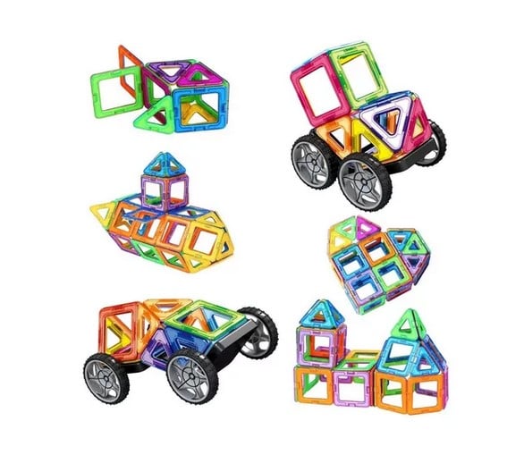 SET BLOQUES MAGNÉTICOS JUGUETÓN MULTICOLOR 36 PIEZAS - 2