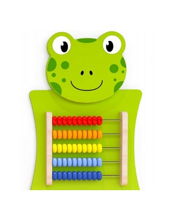 JUEGO PARED MADERA JUGUETÓN MULTICOLOR DISEÑO RANA - 1