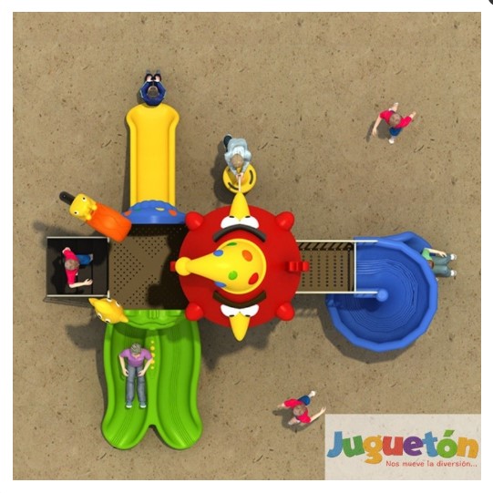 ESTACIÓN DE JUEGOS BIRDS TRES TOBOGANES Y TREPADOR - 2