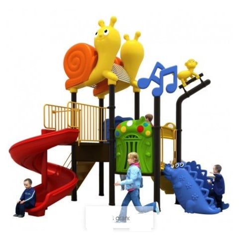 ESTACIÓN DE JUEGOS CARACOL DOS TOBOGANES DOS ESCALERAS - 1