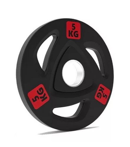 PAR DISCOS JUGUETÓN ACERO INOXIDABLE 5 KG ASAS OLÍMPICO PU - 1
