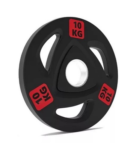 PAR DISCOS JUGUETÓN ACERO INOXIDABLE 10 KG ASAS OLÍMPICO PU - 1