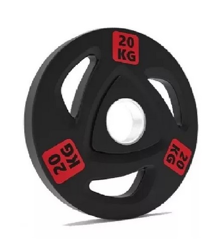 PAR DISCOS JUGUETÓN ACERO INOXIDABLE 20 KG ASAS OLÍMPICO PU - 1