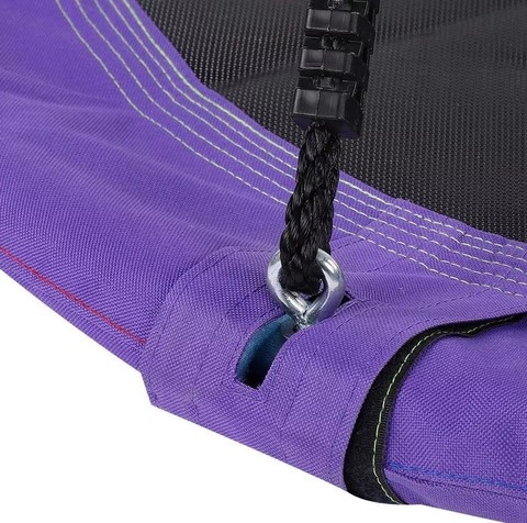 COLUMPIO JUGUETÓN MULTICOLOR NIDO CIRCULAR 100 CM TELA AUTISMO TEA - 5