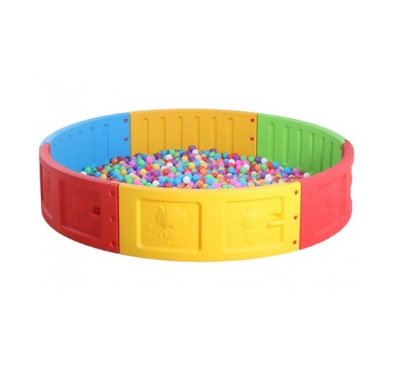 PISCINA JUGUETÓN PELOTAS MODULAR REDONDA MULTICOLOR - 2