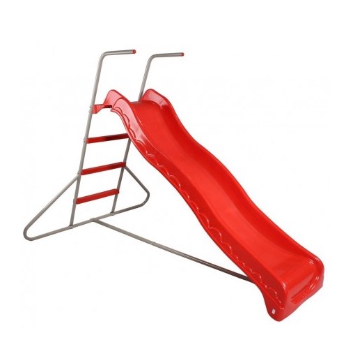 RESBALÍN JUGUETÓN ROJO TOBOGAN ONDAS METAL PLÁSTICO - 1