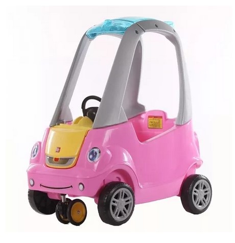 CORREPASILLO JUGUETÓN AUTO GIRO 3D ROSADO - 1