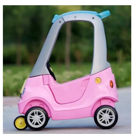 CORREPASILLO JUGUETÓN AUTO GIRO 3D ROSADO - 3