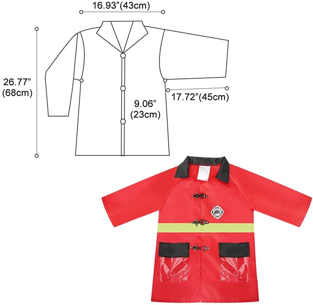 DISFRAZ Y ACCESORIOS JUGUETÓN BOMBERO TRAJE ROJO - 5