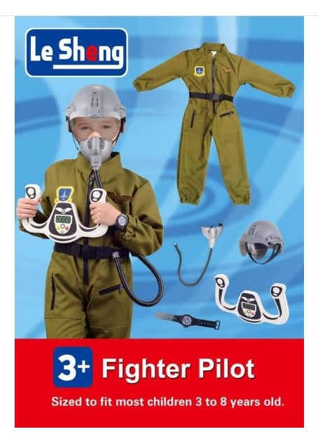 DISFRAZ Y ACCESORIOS JUGUETÓN PILOTO AVIÓN COMBATE - 5