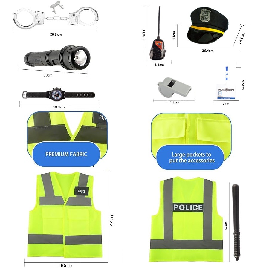 DISFRAZ Y ACCESORIOS JUGUETÓN POLICÍA DE TRÁNSITO - 2