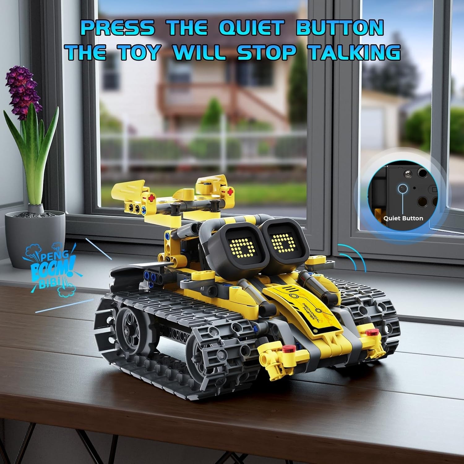 BLOQUES CONSTRUCCIÓN JUGUETÓN 3 EN 1 ROBOT WALL-E AUTOBOT Y DINOBOT RADIO CONTROL PROGRAMABLE - 6