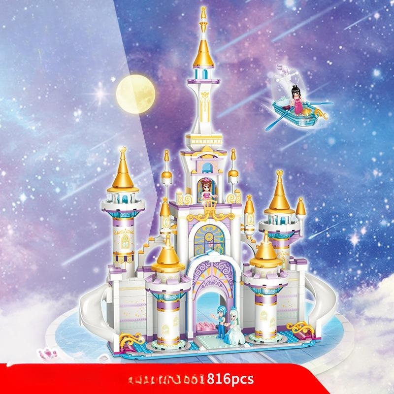 CASTILLO PRINCESA JUGUETÓN MULTICOLOR BOTE FRIENDS BLOQUES CONSTRUCCIÓN - 5