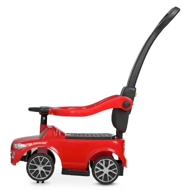 CORREPASILLOS JUGUETÓN BMW CLÁSICO EMPUJE MANUAL LUCES Y SONIDOS ROJO - 2