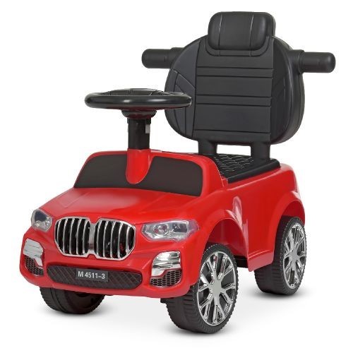 CORREPASILLOS JUGUETÓN BMW CLÁSICO EMPUJE MANUAL LUCES Y SONIDOS ROJO - 5