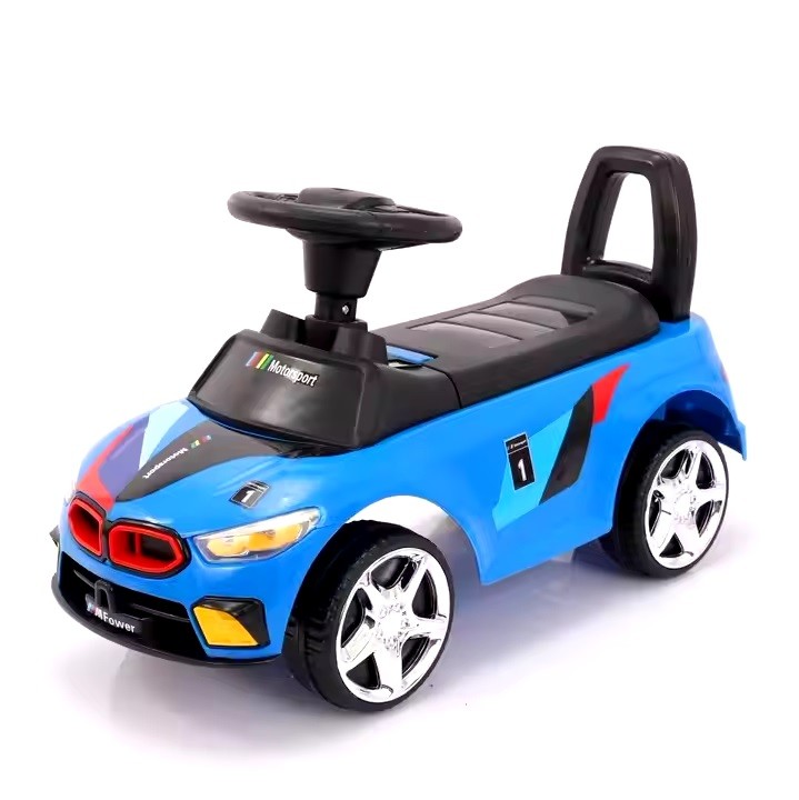 CORREPASILLOS JUGUETÓN BMW DEPORTIVO LUCES Y SONIDOS AZUL - 1