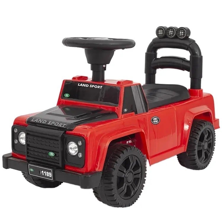 CORREPASILLOS JUGUETÓN LAND ROVER LUCES Y SONIDOS ROJO - 1