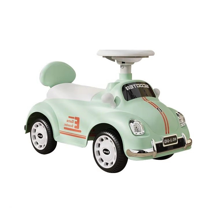 CORREPASILLOS JUGUETÓN AUTO ESCARABAJO VINTAGE VERDE - 2